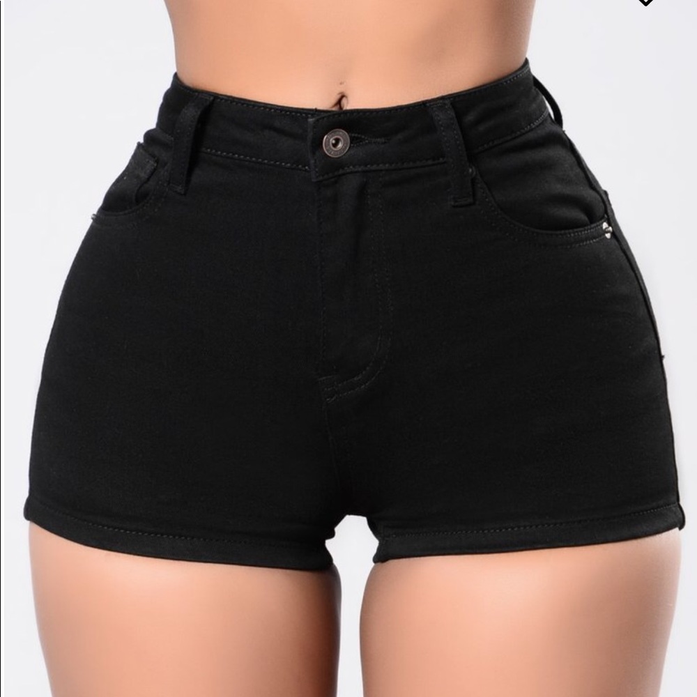Black shorts